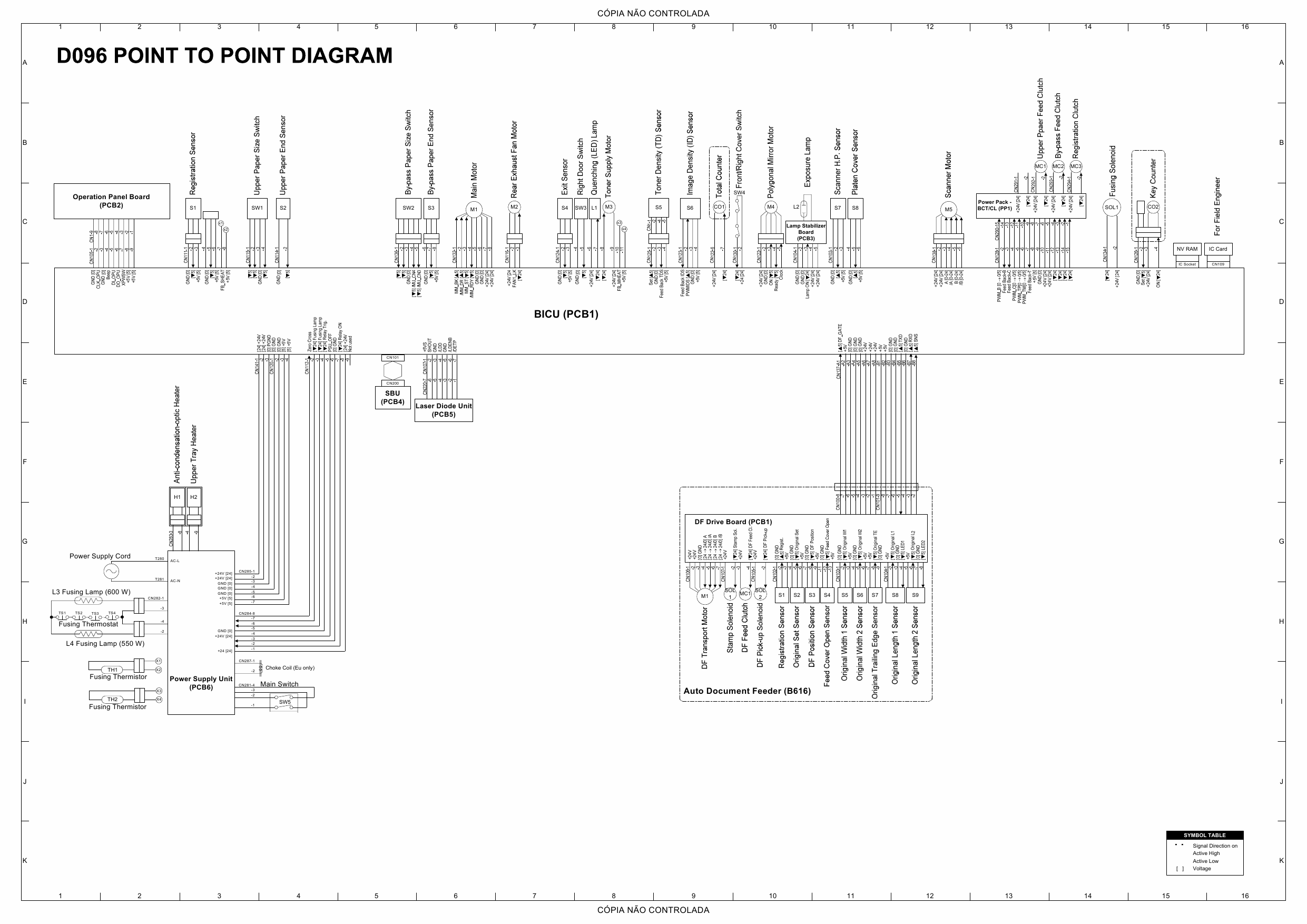 RICOH Aficio MP-1900 D096 Circuit Diagram-1